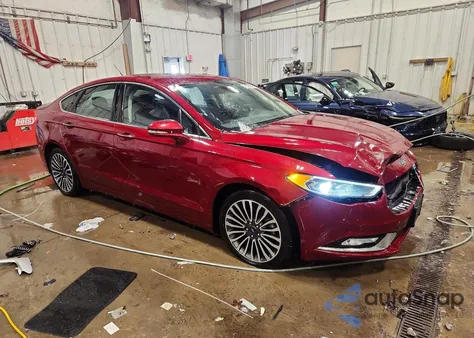 2018 Ford Fusion Titanium/Platinum из США, поврежденный, VIN 3FA6P0D99JR211509